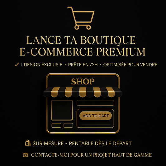 Je crée ta boutique Shopify de A à Z